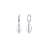 Lafonn Cowrie Shell Dangle Earrings