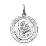 Silver Saint Christopher Medal