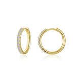 Lafonn Alina Round Hoop Earrings, Small