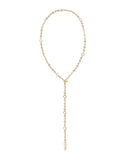 Kendra Scott Mini Elisa and Abbie Gold Strand Necklace in White Mix