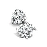 Diamond 3-Prong Stud Earrings, 0.25ctw