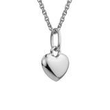 Silver Solid Heart Pendant