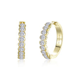 Lafonn Willow Hoop Earrings, Lg