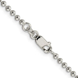 Silver 2.35mm Bead Chain, 16"