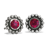 Brighton Twinkle Mini Post Earrings, Ruby