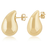 Gold Vermeil Small Teardrop Earrings