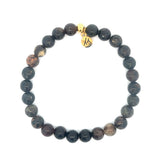 Men's Noble Stone Bracelet Collection- Biotite Gemstone Defining Bracelet