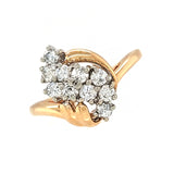 Diamond S Cluster Ring