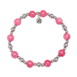 Day by Day Collection- Pink Jade Gemstone Bracelet