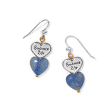 Brighton One Heart Duo Heart French Wire Earrings