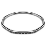 Swarovski Dextera Bangle, Octagon, Black, Medium