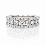 Diamond Three-Row Band