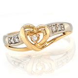 Diamond Heart Promise Ring