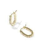 Kendra Scott Fate Gold Huggie Earrings