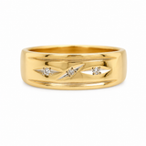 Men's Square Diamond Ring