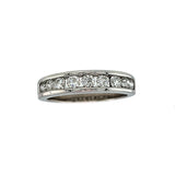 Princess Cut Diamond Wedding Band