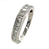 Arched Channel Set Diamond Band