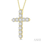 2ctw Diamond Cross Pendant