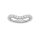 1/2ctw Lab Grown Diamond Curved Band