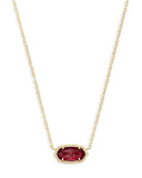 Kendra Scott Elisa Gold Pendant Necklace in Clear Berry
