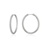 Lafonn Alina Oval Hoop Earrings, Large