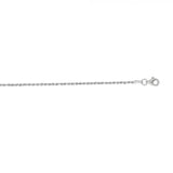 White Gold 1.5mm Rope Chain, 20"