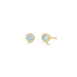 Lafonn March Bezel Birthstone Earrings