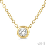 Petite Stud Diamond Pendant