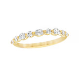 Oval & Round Diamond Band