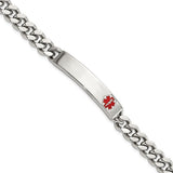 Stainless Steel Engravable Medical Bracelet