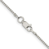 Silver 1.25mm Box Chain, 16