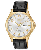 Citizen Men's Quartz Brown Leather Strap Watch