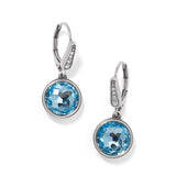 Brighton Meridian Aurora Leverback Earrings, Aqua