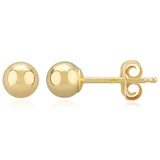 Gold Vermeil 4mm Ball Earrings