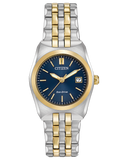 Ladies Two Tone Corso Citizen Watch with Blue Dial