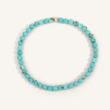 Dee Berkley 4mm Blue Howlite Beaded Bracelet
