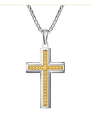 Bulova Link Cross Pendant