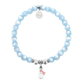 HELP Collection: Frosty Charm with Blue Selenite Charity Bracelet