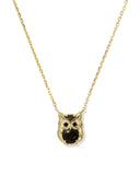 Kendra Scott Owl Gold Short Pendant Necklace