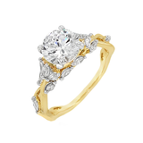 Marquise Diamond Open Vine Semi-Mount Engagement Ring