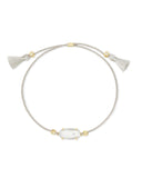 Kendra Scott Everlyne Cord Friendship Bracelet, White, Ivory Mother-Of-Pearl