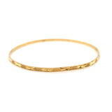 Starburst Gold Bangle, 8