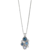 Brighton Constella Cluster Necklace, Blue