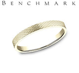2.5mm Mesh Pattern Gold Band