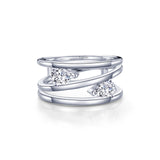 Lafonn Pear Simulated Diamond Open Band