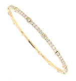 Diamond Flexi Bangle, 7.25"