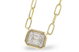 Diamond Fusion Paperclip Necklace