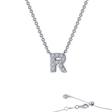 Lafonn Letter R Initial Necklace