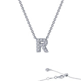 Lafonn Letter R Initial Necklace