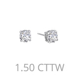 1.50ctw Simulated Diamond Stud Earrings